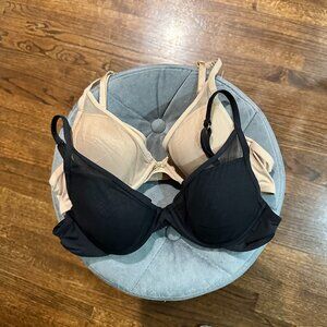 ThirdLove bra set nude/black 36 A1/2